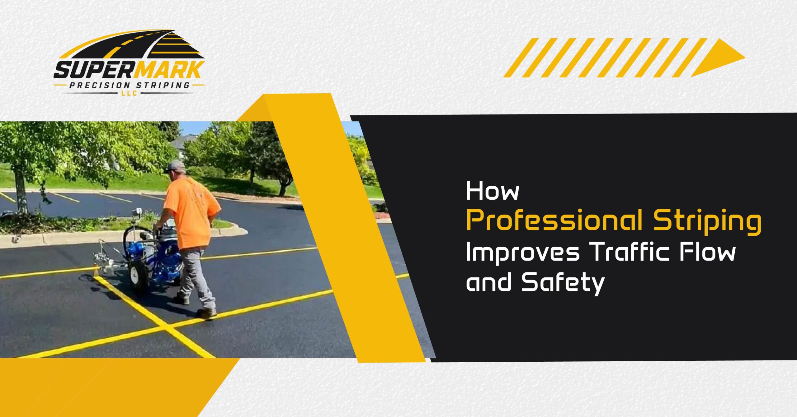 How Professional Striping Improves Traffic Flow and Safety